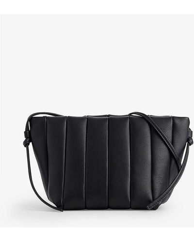 Maeden Boulevard Quilted Leather Cross-body Bag - Black
