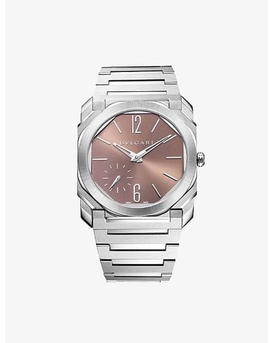 BVLGARI Re00033 Octo Finissimo Stainless-steel Automatic Watch - Metallic