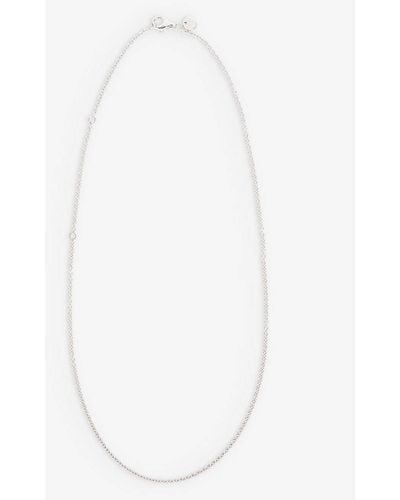 Tom Wood Rolo Sterling- Chain Necklace - Metallic