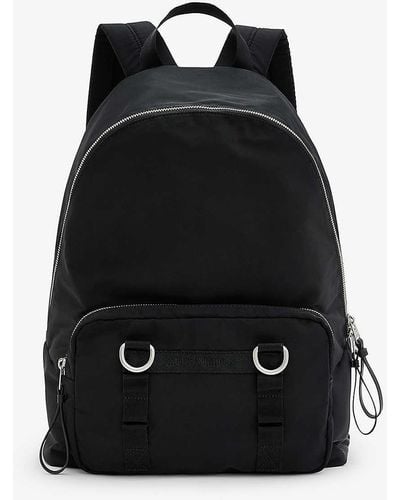 AllSaints Steppe Recycled-polyester Backpack - Black