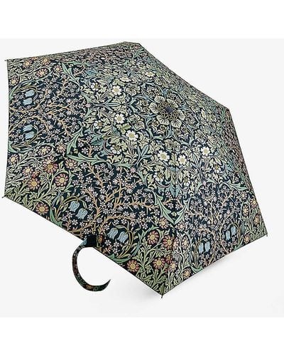 Fulton X Morris & Co Floral-print Umbrella - Grey