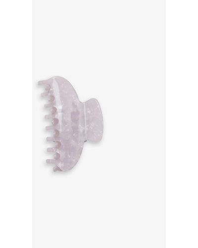 The White Company The Company Large Resin Hair Clip - White