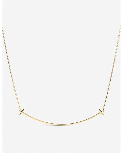 Tiffany & Co. Tiffany T Smile Pendant In 18k - Natural