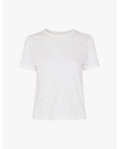 Whistles Emily Ultimate Relaxed-fit Cotton T-shirt - Multicolor