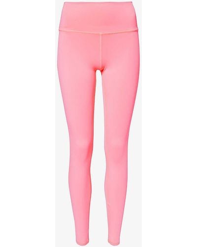 Alo Yoga Airlift High-rise Slim-leg Stretch-woven leggings - Pink
