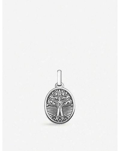 Thomas Sabo Tree Of Life Sterling-silver Pendant Charm - White