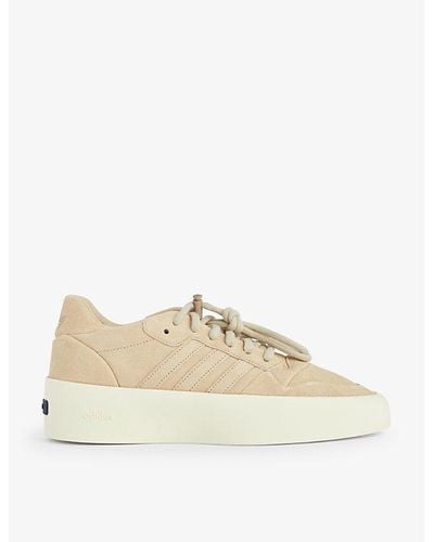 Fear Of God X Adidas '86 Lo Suede Trainers - Natural
