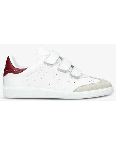 Isabel Marant Beth Leather Low-top Trainers - White