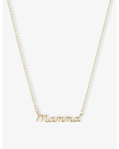 The Alkemistry Mamma 18ct Yellow-gold Necklace - White