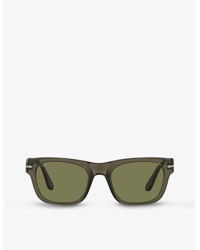 Persol Po3269s Square-frame Acetate Sunglasses - Gray