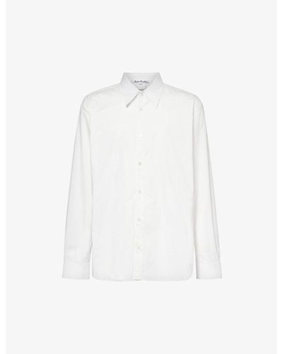 Acne Studios Salo Relaxed-fit Stretch-cotton Shirt - White