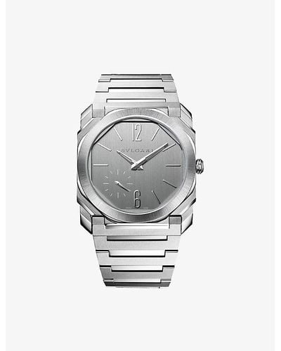 BVLGARI Bgo40c14pssxtauto Octo Finissimo S Stainless-steel Automatic Watch - Gray