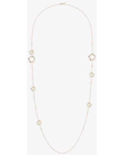 Piaget Rose 18ct Rose-gold And 1.14ct Brilliant-cut Diamond Necklace - White