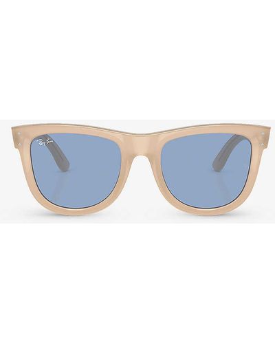 Ray-Ban Rbr0502s Wayfarer Reverse Injected Sunglasses - Blue