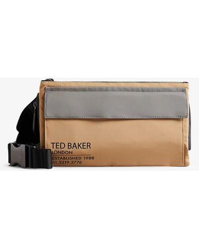 Ted Baker Feddy Colour-block Woven Bumbag - Multicolor