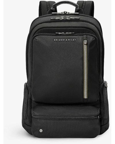 Briggs & Riley @work Medium Nylon-blend Backpack - Black