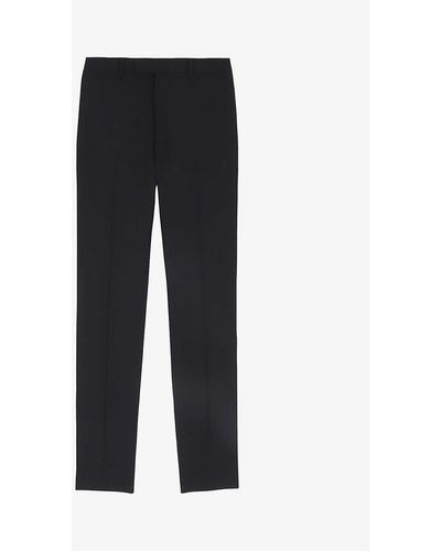 Sandro Berkeley Slim-fit Tapered Wool Trousers Xx - Multicolour