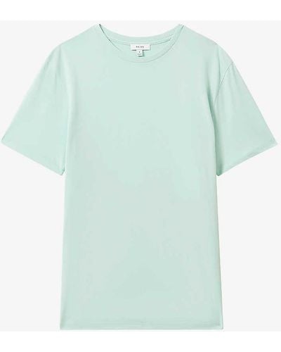 Reiss Bless Regular-fit Short-sleeve Cotton T-shirt X - Blue