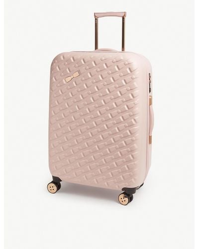 Ted Baker Bellll Bow-embellished Suitcase - Pink