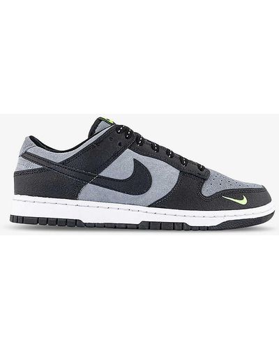 Nike Dunk Low Trainers in Black for Men | Lyst UK