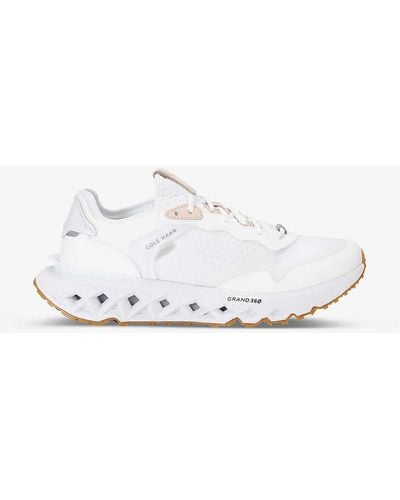 Cole Haan 5 Zerogrand Mixed-material Low-top Trainers - White