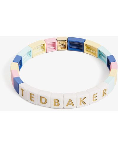 Ted Baker Wilo Beaded Zinc And Enamel Bracelet - Multicolour