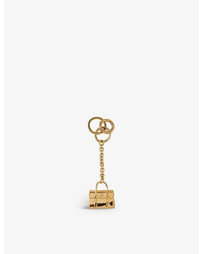 Mulberry Bayswater Metal Charm - White