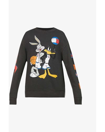 Tommy Hilfiger X Space Jam Graphic-print Cotton-jersey Sweatshirt - Multicolour