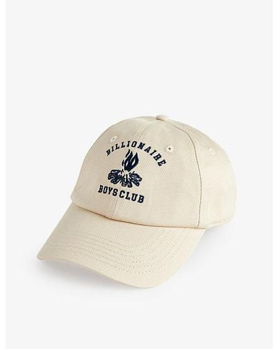 BBCICECREAM Campfire Brand-embroidered Cotton-twill Cap - Natural
