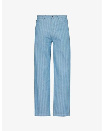 Carhartt Menard Straight-leg Denim Jeans - Blue