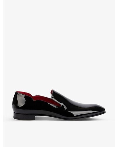 Christian Louboutin Dandy Chick Patent-leather Loafers 7. - Black
