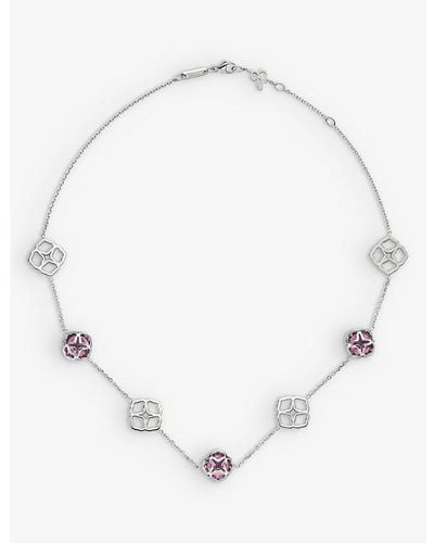 Chopard Imperiale 18ct White-gold And Amethyst Necklace