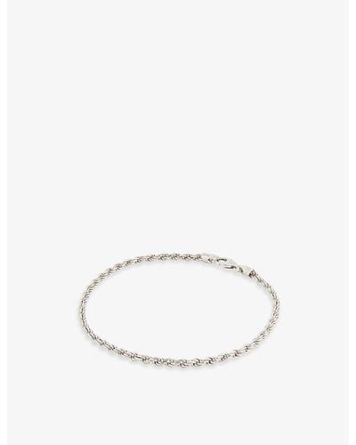 Miansai Rope Chain Sterling-silver Bracelet - Natural