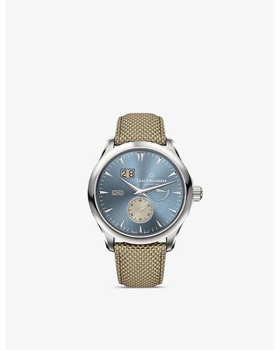 Carl F. Bucherer 00.10926.08.53.01 Manero Peripheral Bigdate Stainless Steel Automatic Watch - Gray