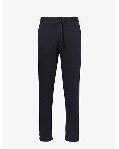 7 For All Mankind Dynamic Tapered-leg Cotton-blend Chino Pants X - Blue
