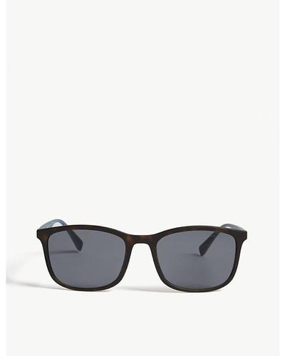 Prada Linea Rossa Ps01t Square-frame Havana Sunglasses - Grey