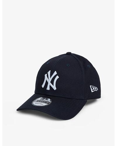 KTZ Vy/optic White 9forty New York Yankees Cotton Baseball Cap - Blue