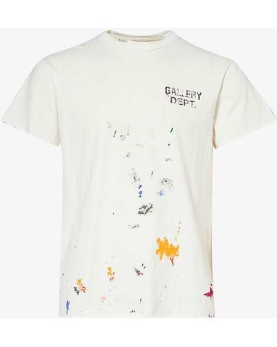 GALLERY DEPT. Boardwalk Graphic-print Cotton-jersey T-shirt - White
