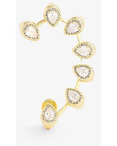Zimmermann Radiant 12ct Yellow Plated-brass Ear Cuff - White