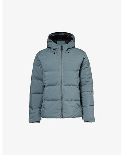 Patagonia Jackson Glacier Relaxed-fit Hooded Recycled-polyester-down Jacket X - Blue