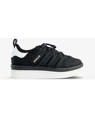 Moncler Genius X Adidas Campus Low-top Woven Trainers - Black