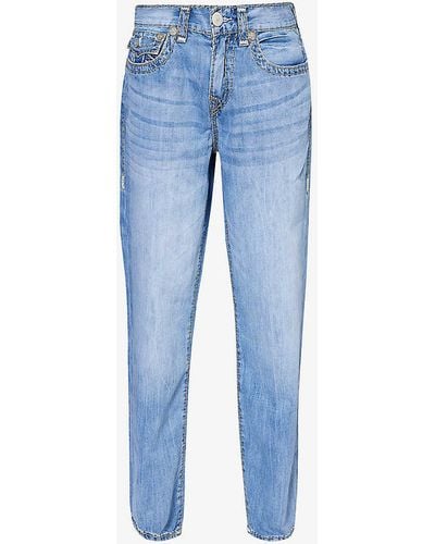 True Religion Bobby Relaxed-fit Straight-leg Jeans - Blue