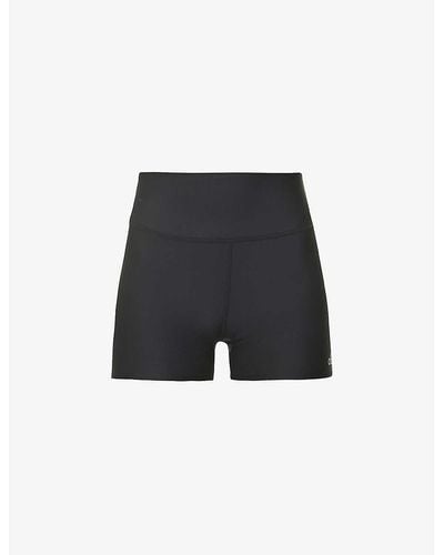 Alo Yoga Airlift High-rise Stretch-jersey Short - Black