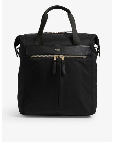 Knomo Mayfair Chiltern Tote Backpack - Black