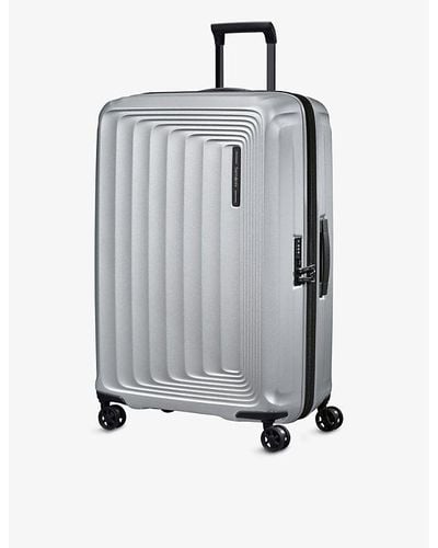 Samsonite Spinner Hard Case 4 Wheel Polypropylene Cabin Suitcase - Gray