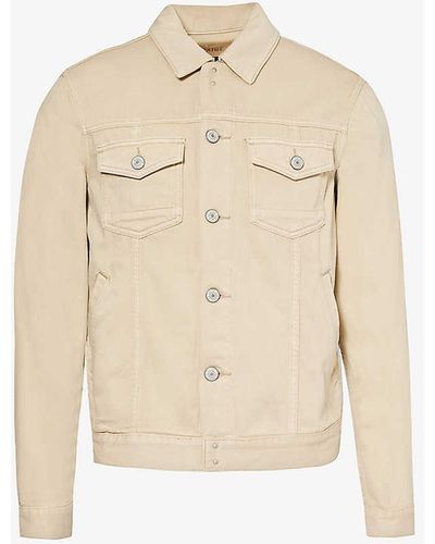 PAIGE Scout Relaxed-fit Stretch-denim Jacket - Natural