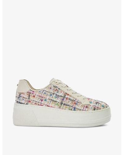 Dune Episode Flat-form Woven Low-top Sneakers - White