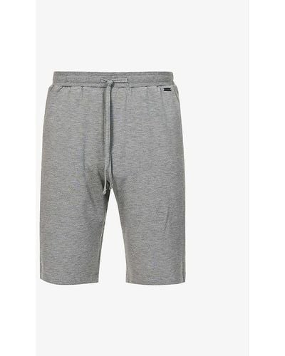 Hanro Relaxed-fit Stretch-jersey Shorts Xx - Grey