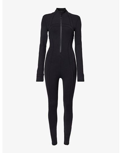 lululemon Define Exposed-seams Stretch-woven Jumpsuit - Black
