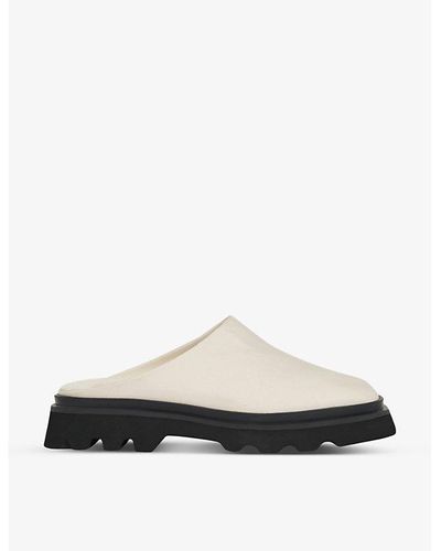 Whistles Leather Mules - White